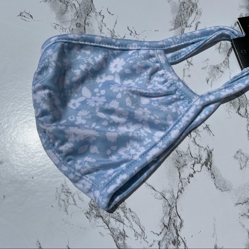String Me SET Baby Blue/Floral Crunchy Top - Picture 6 of 6